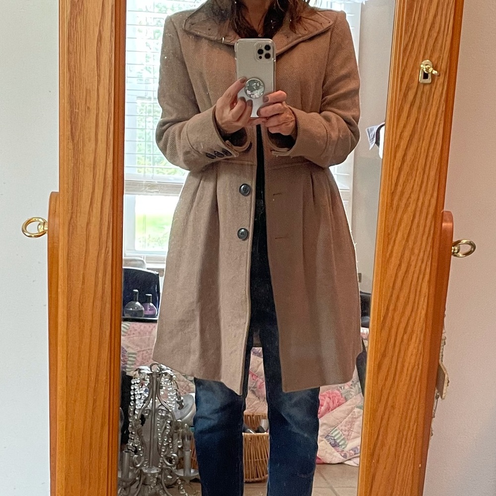 COPY - Mango brand tan coat